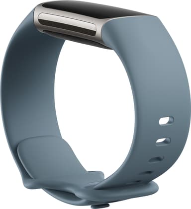 Fitbit Charge 5 aktivitetsarmband  (steel blue/platinum)