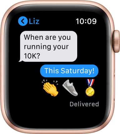 Apple Watch Series 6 44mm GPS (guld/rosa sand armband)
