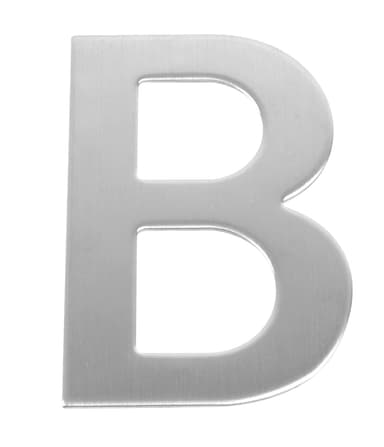 Husbokstav - B - Rustfritt stål