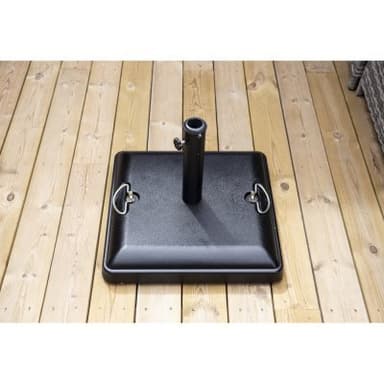 Parasollfot stathera 40 kg - svart / betong