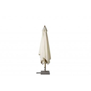Parasoll kvadratiskt 300x270 cm naxos - trä / ljusbeige
