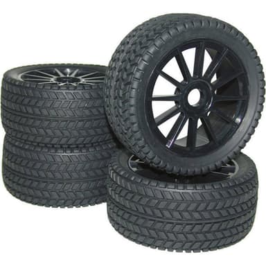 Reely 1:8 Buggy Kompletta hjul Street 12 ekrar Svart 4