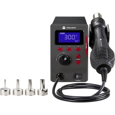 TOOLCRAFT LSH-880 Varmluftsstation digital 800 W 100 -