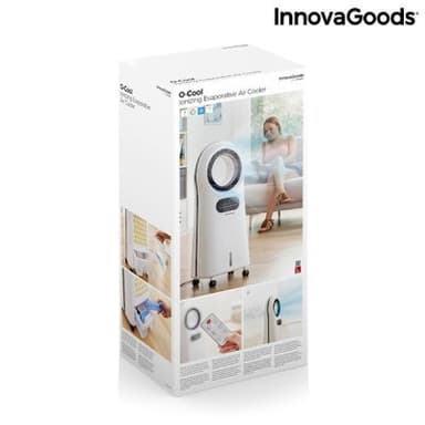 Bladlös, evaporativ luftkonditionering med led o·cool innovagoods 90w (refurbished c)
