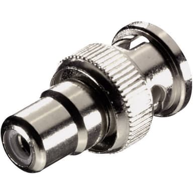 SpeaKa Professional SP-7869892 BNC / RCA Adapter [1x BNC-hane - 1x RCA-hona] Silver