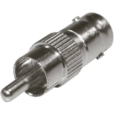 SpeaKa Professional SP-7869896 RCA / BNC Adapter [1x RCA-hane - 1x BNC-hona] Silver