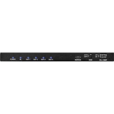 SpeaKa Professional 4 Port HDMI-Splitter med inbyggd