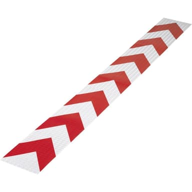 Varningstejp Toolcraft RTS röd (L x B) 1 m x 115 mm Innehåll: 1 st.
