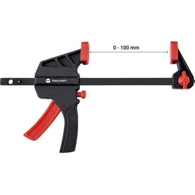 Enhandstving TOOLCRAFT TO-6743691 Spännvidd (max.):100