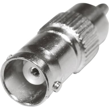 SpeaKa Professional SP-7869896 RCA / BNC Adapter [1x RCA-hane - 1x BNC-hona] Silver