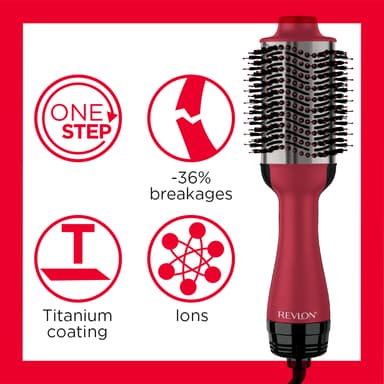 Revlon Pro Collection Titanium varmluftsborste RVDR5279UKE (röd)