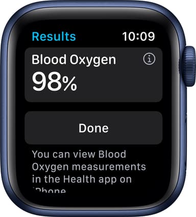 Apple Watch Series 6 40mm GPS (blå alu/navy sportarmband)