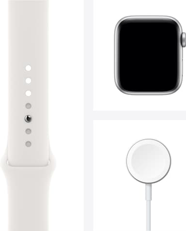 Apple Watch Series 6 40mm GPS (silver alu/vit sportarmband)