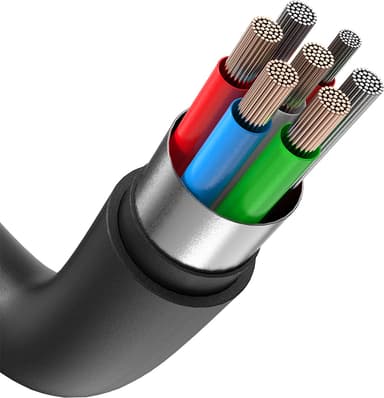 Anker USB-C till Lightning-kabel 1.8m (svart)