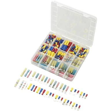 Crimpklämma sortiment 0.50 mm² 2.50 mm² Blå, Gul, Röd,