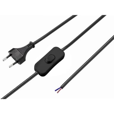 Sygonix SY-5044224 Ström Anslutningskabel Svart 1.50 m