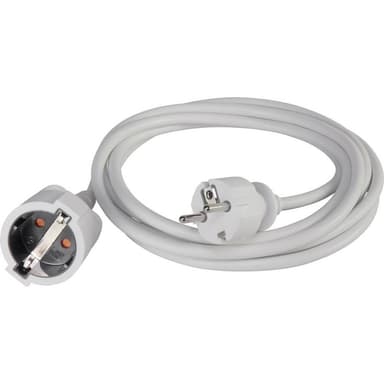 Basetech 1593779 Ström Förlängningskabel 16 A Vit 3.00