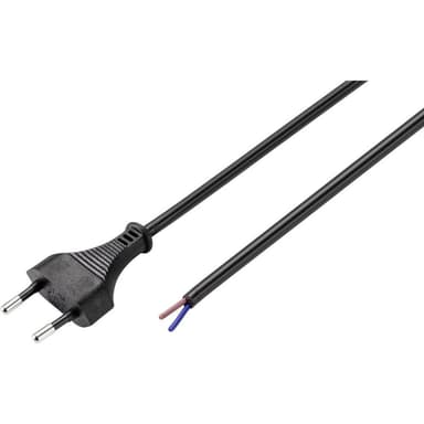 Basetech BT-2336887 Ström Anslutningskabel Svart 1.50 m