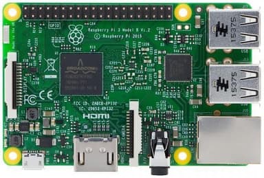 Raspberry Pi 3 Model B, enkortsdator