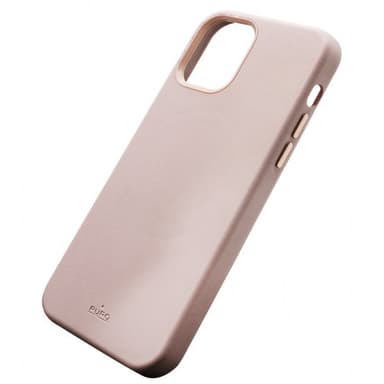 Puro iPhone 12/iPhone 12 Pro Skal SKY Leather Look Rose