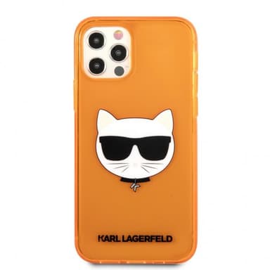 Karl Lagerfeld iPhone 12/iPhone 12 Pro Skal Choupette Fluo Orange