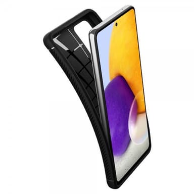 Spigen Samsung Galaxy A72 Skal Rugged Armor Matte Black