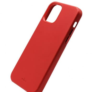 Puro iPhone 12/iPhone 12 Pro Skal SKY Leather Look Röd
