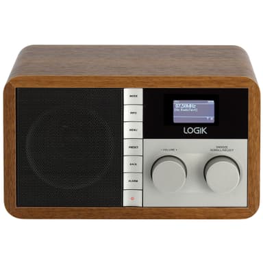 Logik Radio DAB+/Internet L5DAB13E (trä)