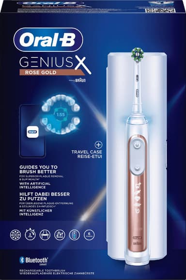 Oral-B Genius X eltandborste 396963 (Rose Gold)