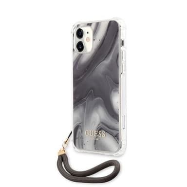 Guess iPhone 12 Mini Skal Marble Grå