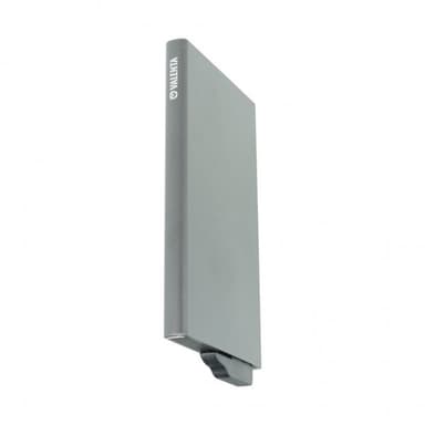 Valenta Korthållare Card Case Aluminium Plus  Grå
