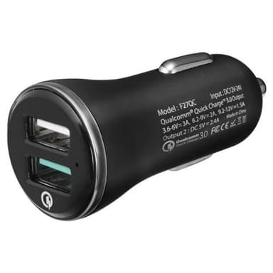 Spigen Billaddare F27QC QC 3.0 Svart