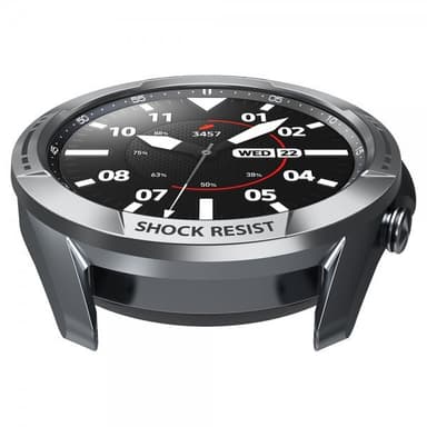Spigen Samsung Galaxy Watch3 45mm Skal Chrono Shield Silver