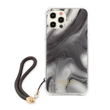Guess iPhone 12/iPhone 12 Pro Skal Marble Grå