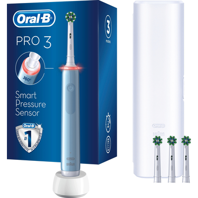 Oral-B Pro3 3700 eltandborste 291176 (ljusblå)