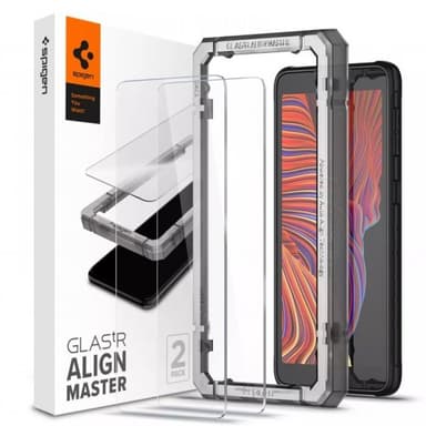 Spigen Samsung Galaxy XCover 5 Skärmskydd GLAS.tR ALIGNmaster 2-pack