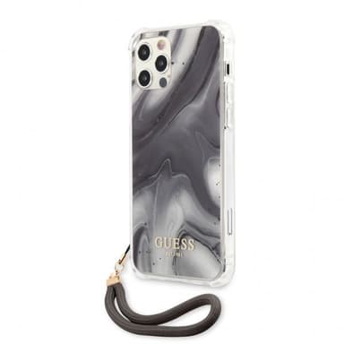 Guess iPhone 12/iPhone 12 Pro Skal Marble Grå