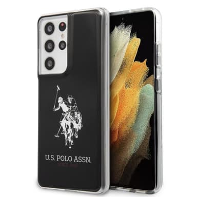 U.S. Polo Samsung Galaxy S21 Ultra Skal med Logo Svart