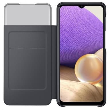 Samsung Original Galaxy A32 5G Fodral Smart S View Wallet Cover Svart