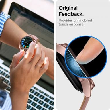 Spigen Samsung Galaxy Watch3 41mm Skärmskydd GLAS.tR Slim EZ Fit 2-pack