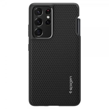 Spigen Samsung Galaxy S21 Ultra Skal Liquid Air Pen Edition Matte Black