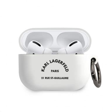 Karl Lagerfeld AirPods Pro Skal Rue St Guillaume Vit
