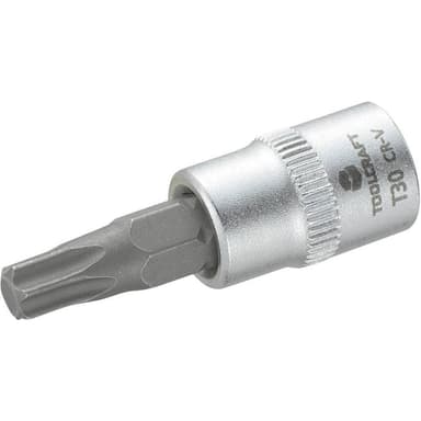 TOOLCRAFT T30 816153 T-Profil Hylsnyckel-bitsinsats T