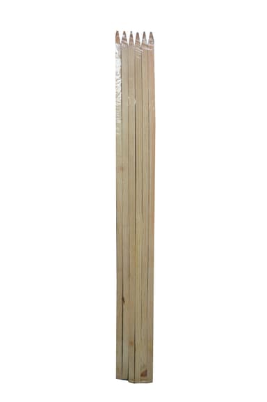 Blomsterpinne i hardt tre - 120 cm - 5 stk.