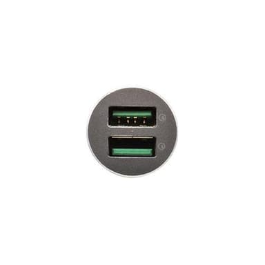 i-tec CHARGER-CAR2QC, Automatisk, Cigarr tändare, 12 V, Grå