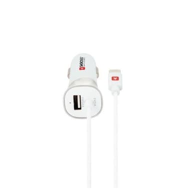 USB-billaddare med Typ-C-kabel (2.0)