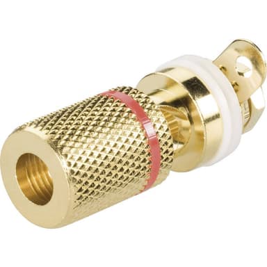 TRU COMPONENTS Labhylsa Stift-Ø: 4 mm Röd 1 st