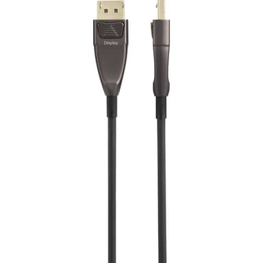 Renkforce DisplayPort Anslutningskabel 20.00 m RF-3770962 guldpläterad kontakt Svart [1x DisplayPort hane - 1x DisplayP