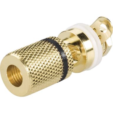 TRU COMPONENTS Labhylsa Stift-Ø: 4 mm Svart 1 st