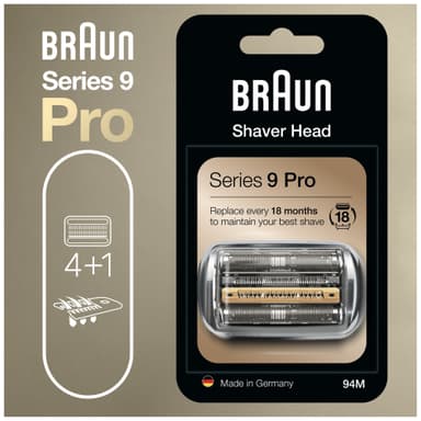 Braun 94M KeyPart utbytes rakhuvud 394792 (silver)